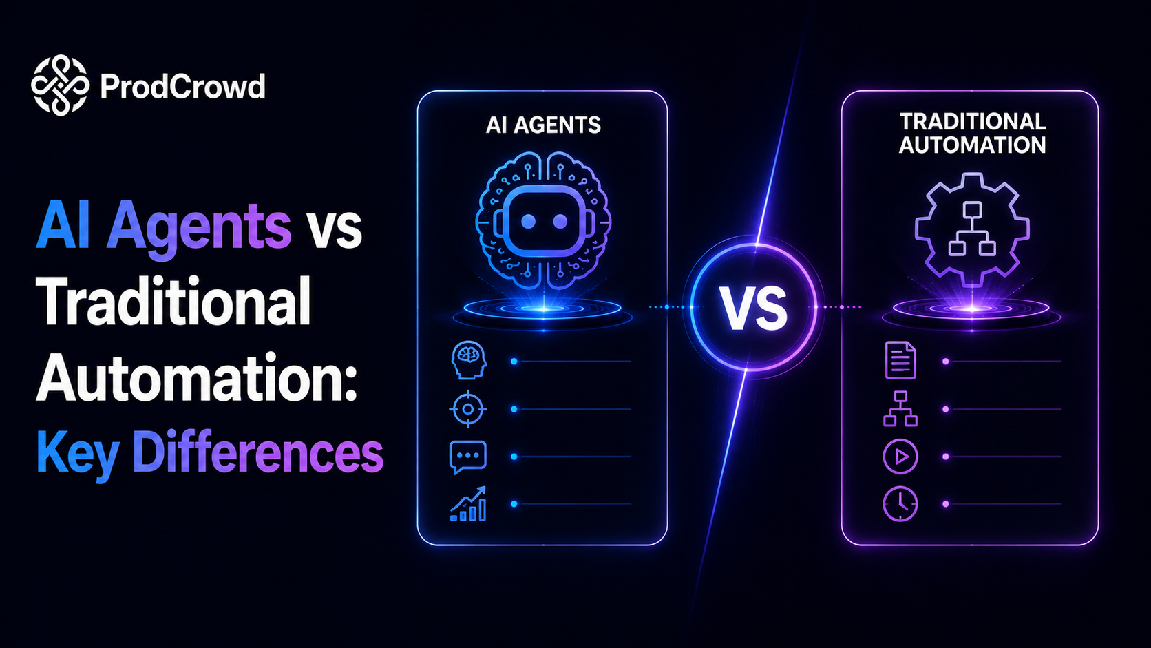 AI Agents vs Traditional Automation: Key Differences