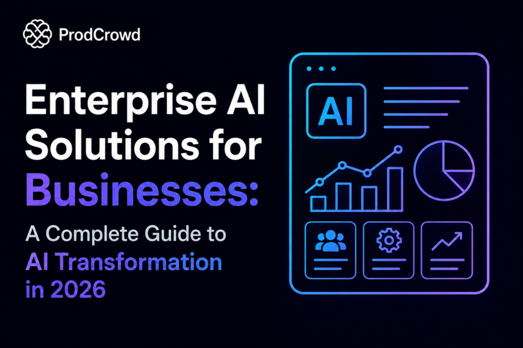 Enterprise AI solutions for businesses using AI agents, automation, Generative AI, and intelligent business systems.